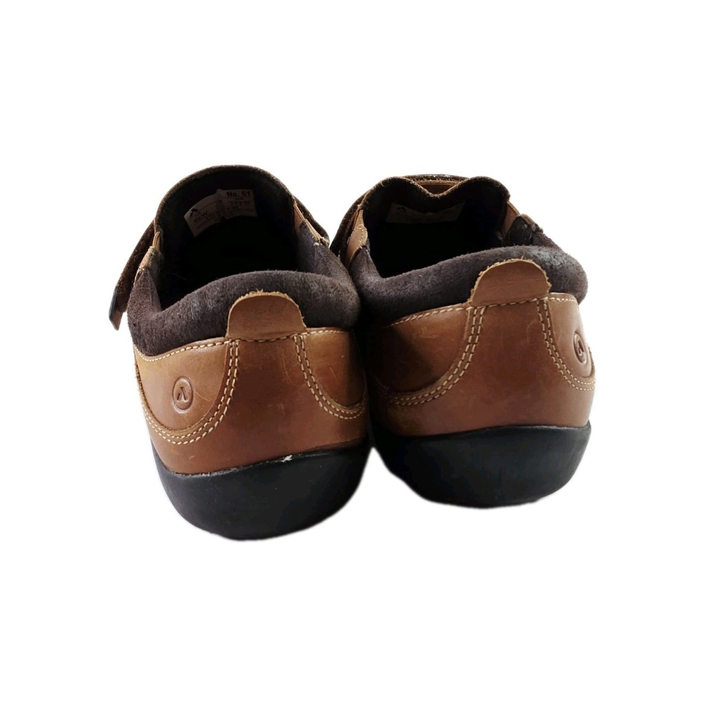 Anodyne Leather Cognac Casusl Dress Shoe Comfort Slip On Loafer Womens Size 9.5W - Picture 4 of 7